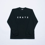 CRATE Simple Logo MESH L/S T-Shirts BLACK