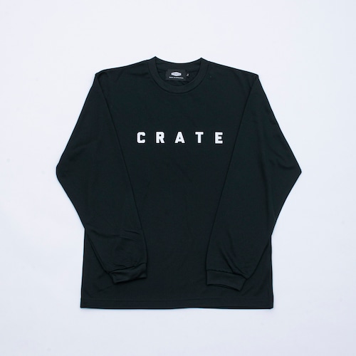 CRATE Simple Logo MESH L/S T-Shirts BLACK