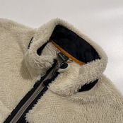 mont-bell モンベル ジップアップ フリース ベスト サイズ S /メンズ/アウトドア/クリマエア/アイボリー系