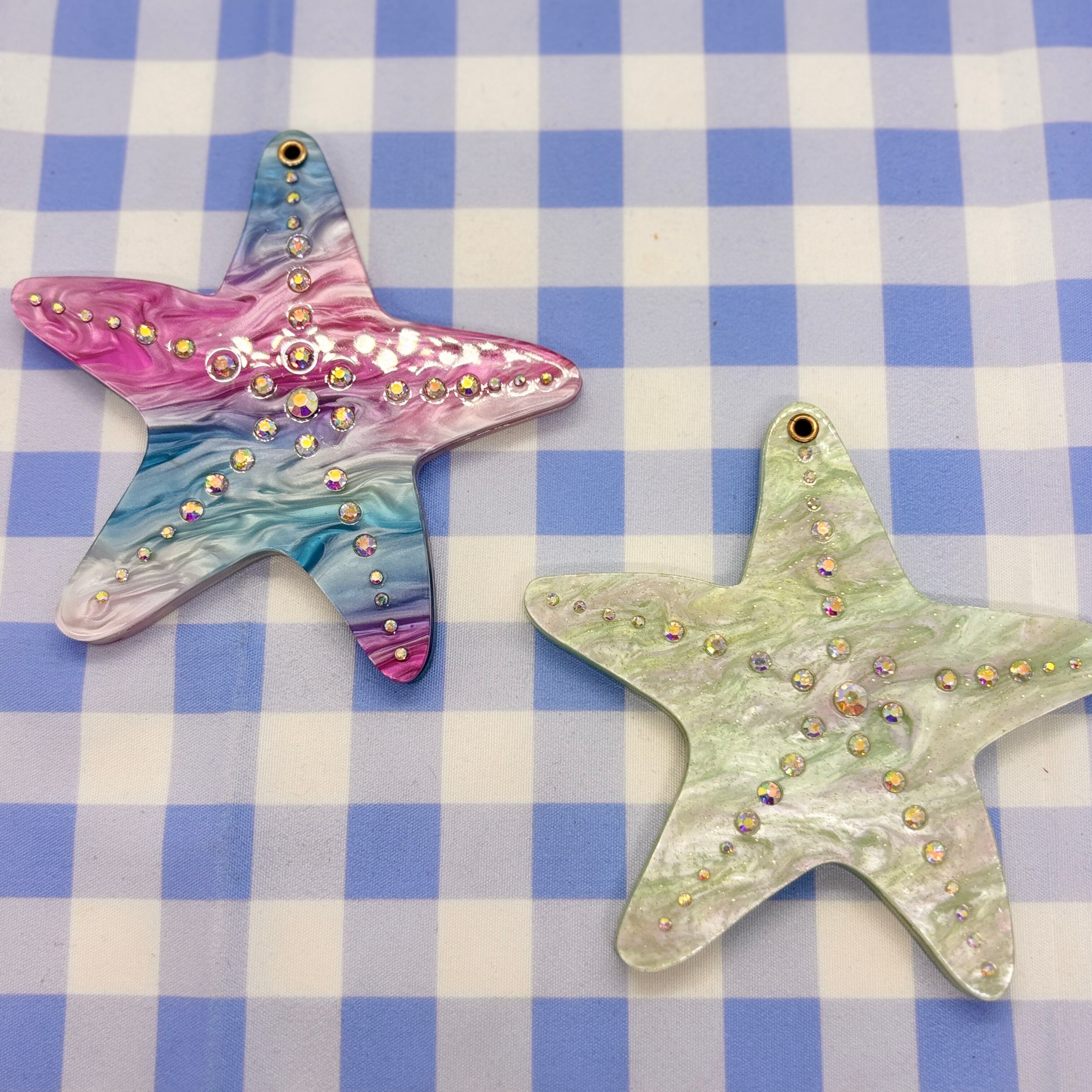 コンパクトミラー ハンドミラー ヒトデStarfish 手鏡