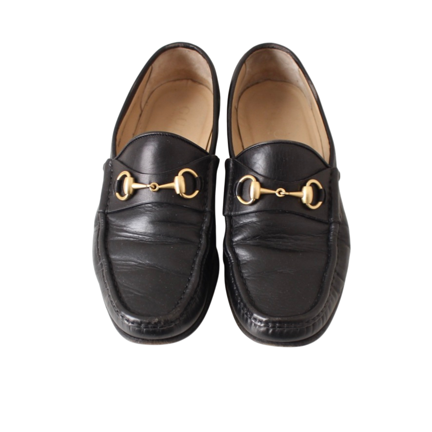 GUCCI グッチ 90s ホースビット ローファー イタリア製 黒 42 1/2 E