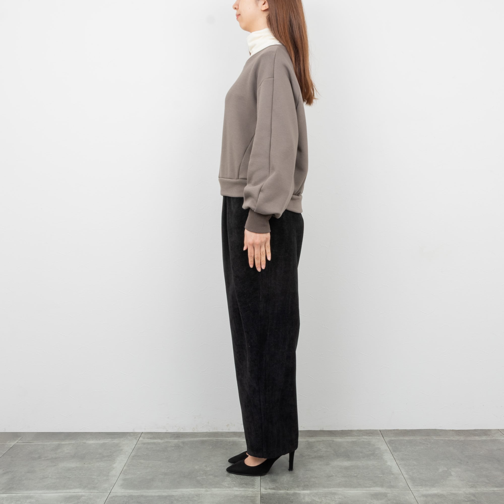 CYAN ❤️テーパードパンツ CYAN TOKYO／シアン トーキョー】ガルゼベロアオーバータック