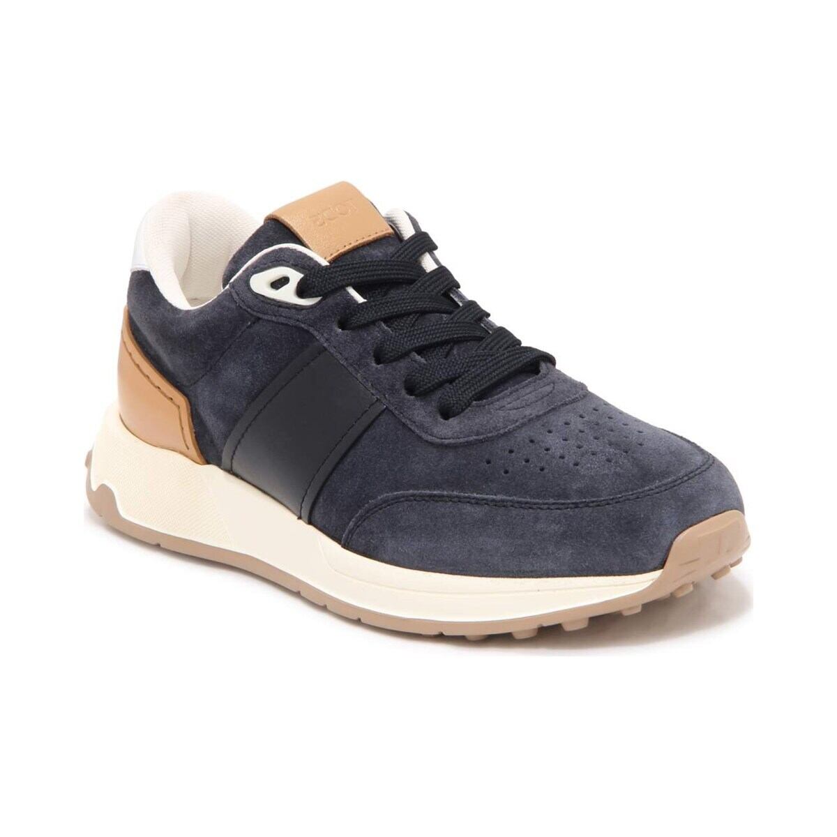 TOD'S トッズ メンズ スニーカー スエード・レザー ネイビー