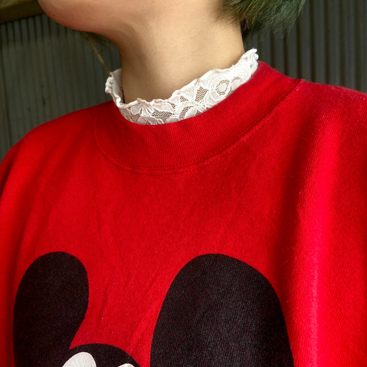 90年代 USA製 MICKEY&CO DISNEY ディズニー ミッキーマウス 両面 