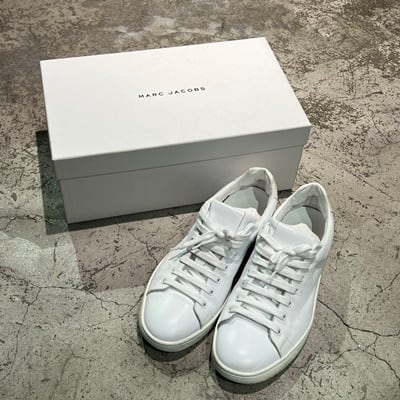 MARC JACOBS　マークジェイコブス 　レザースニーカー　シューズ　SIZE41（約27cm）ホワイト【表参道t11】 |  ブランド古着Brooch powered by BASE