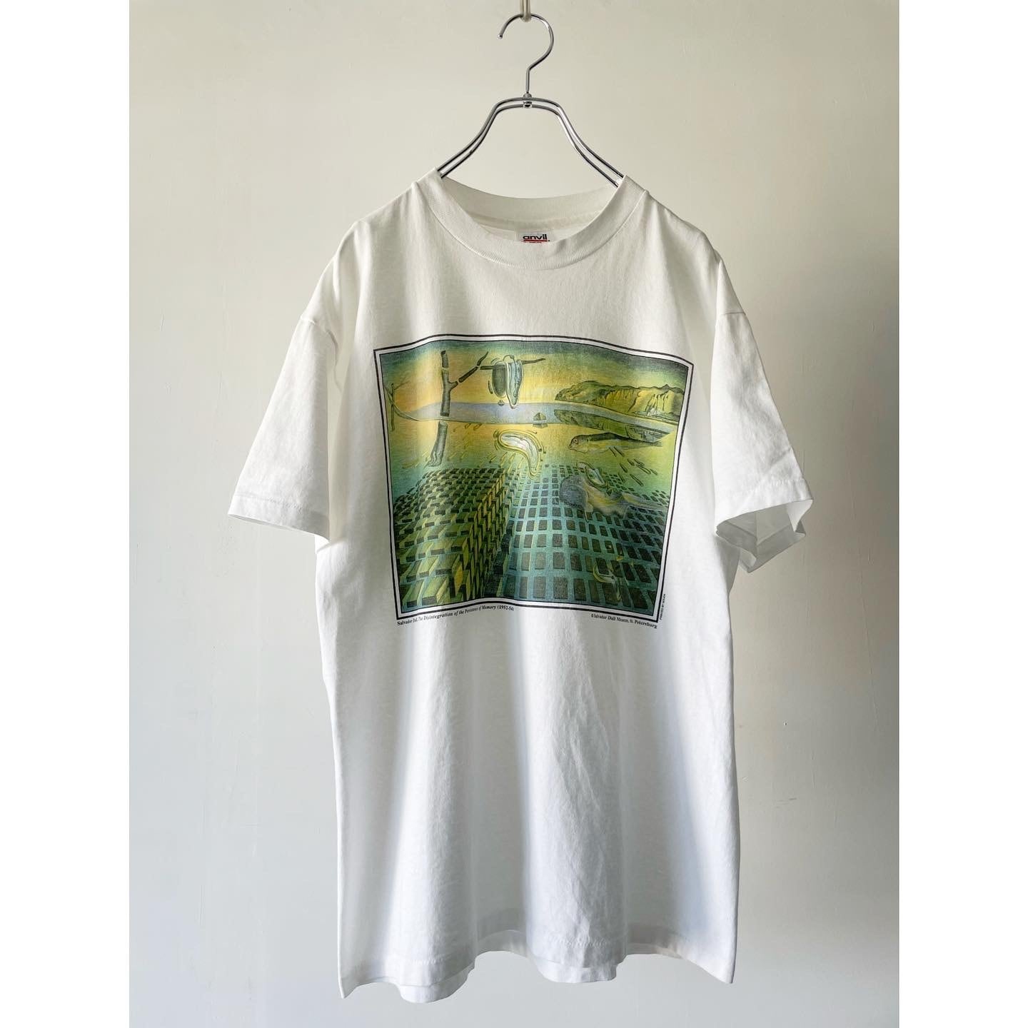 90s Salvador Dali 記憶の固執 プリントTシャツ XL アート