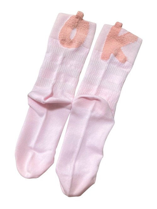 【solmu】back message socks（OK）