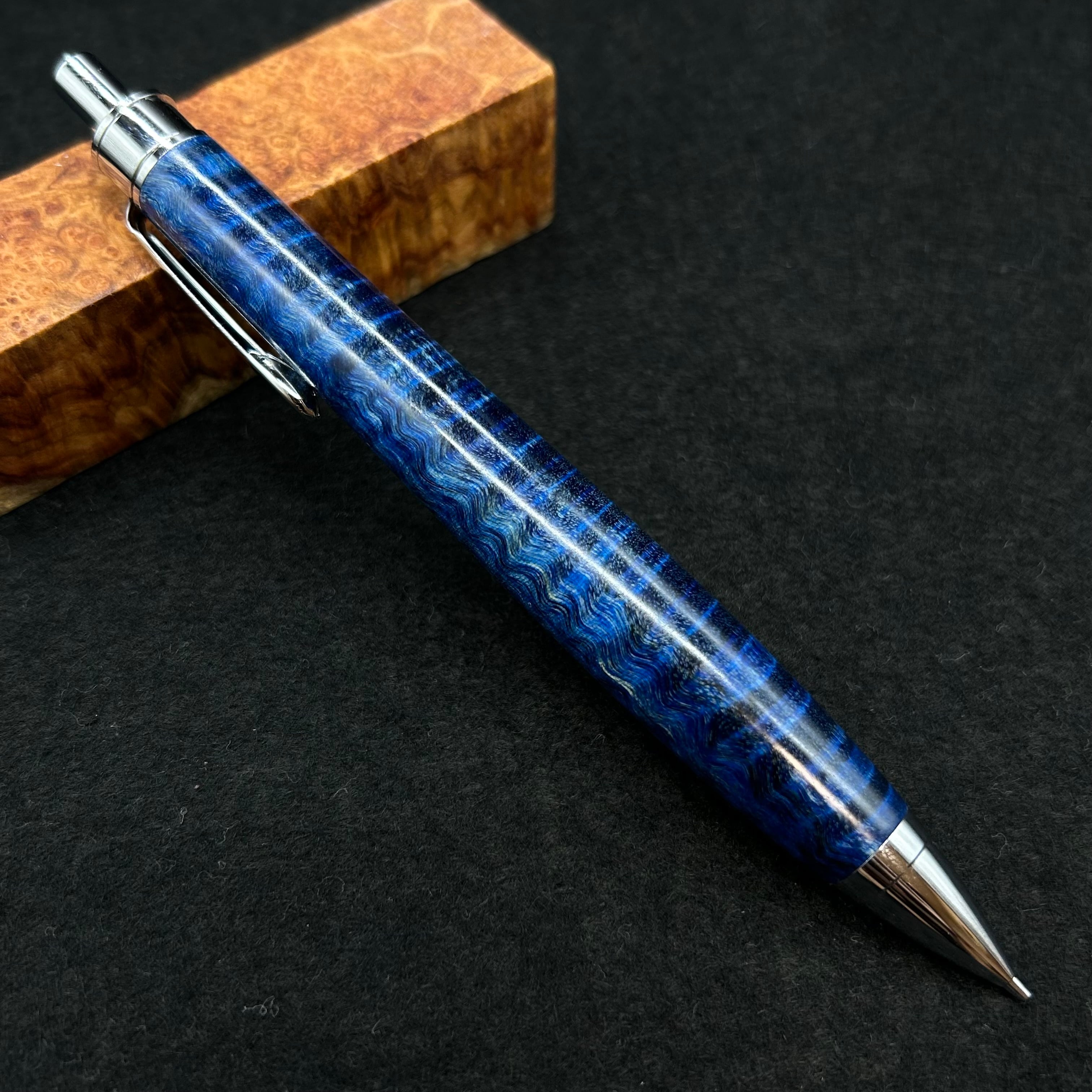 106ペン工房翌檜 スタビライズドウッドバーチバール 木軸シャーペン