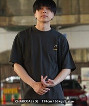 ◆アニマル サガラ刺繍 ワンポイントTシャツ◆sb-g1203142q