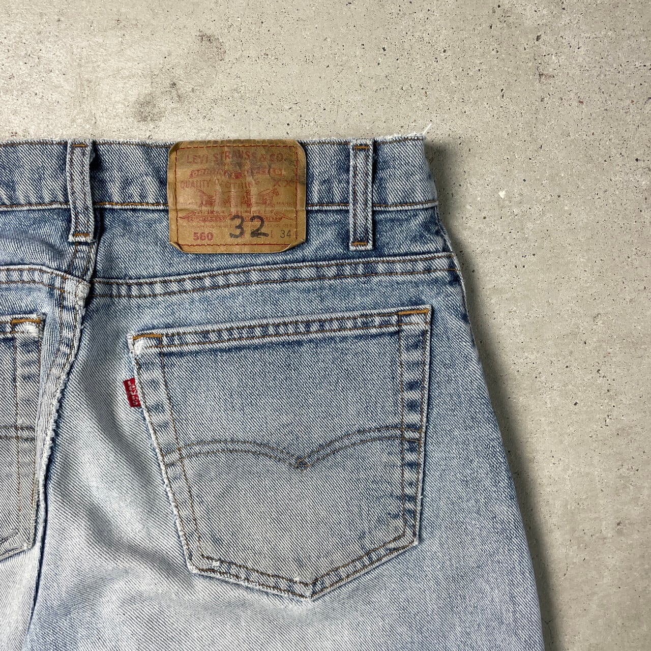 【Levi’s】リーバイス560テーパードバギーデニムパンツ(w34)USA 90年代 USA製 Levi's リーバイス 560 ワイド テーパード デニムパンツ