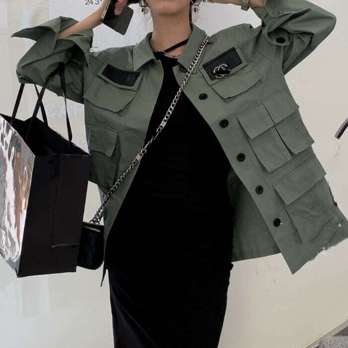 4size / フラップポケットミリタリージャケット