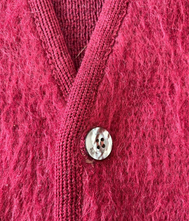 -Shag A mo- Vintage 60s S Mohair Cardigan