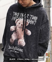 ◆TEDDY BEAR ピグメントフーディー◆ri-128341