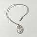 Early 1900's〜 Antique Silver Moses Medal Pendant Necklace