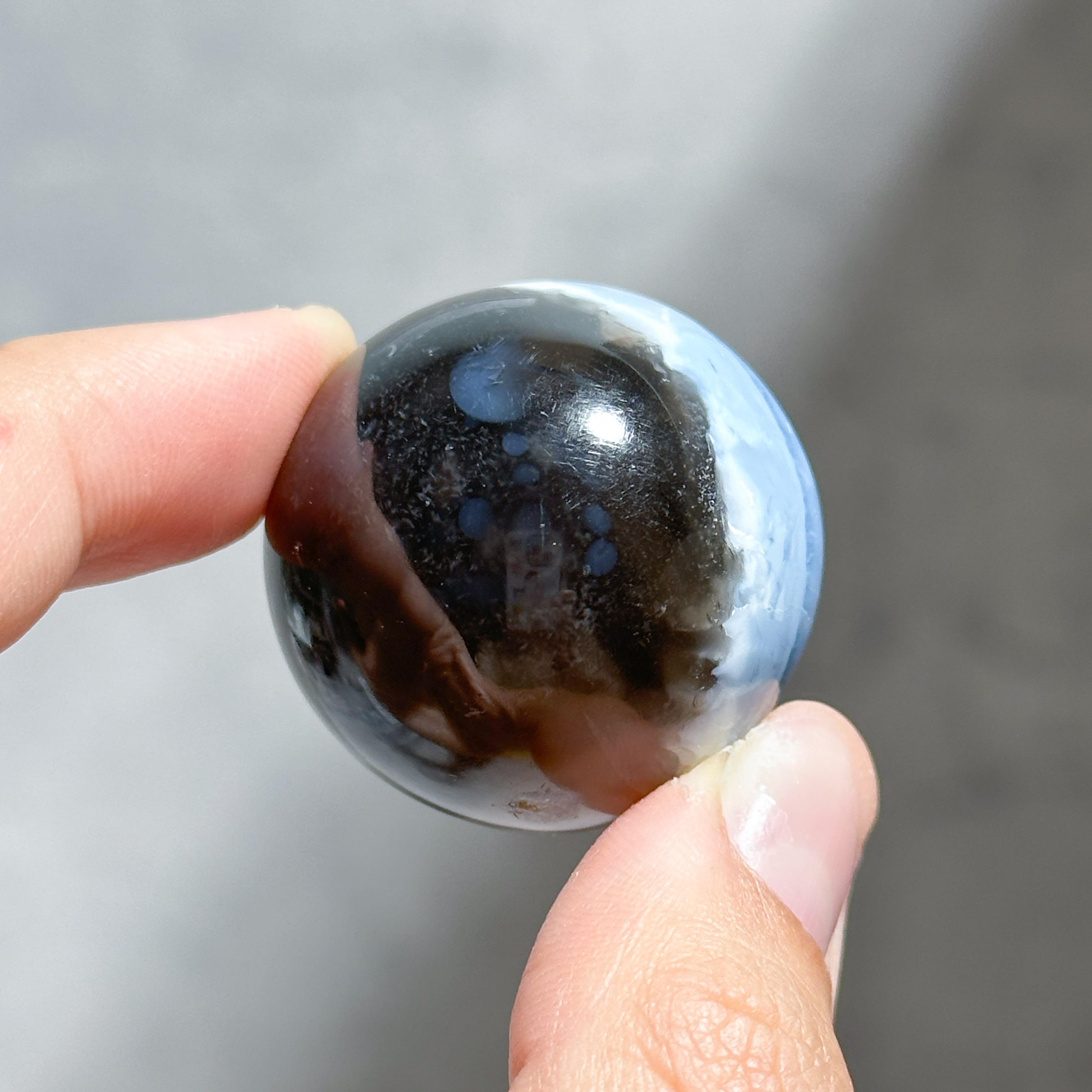 ブルーオパール スフィア13◇ Blue Opal ◇ 天然石・鉱物