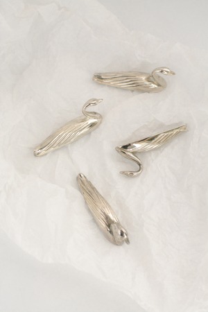 vintage cutlery rests swan