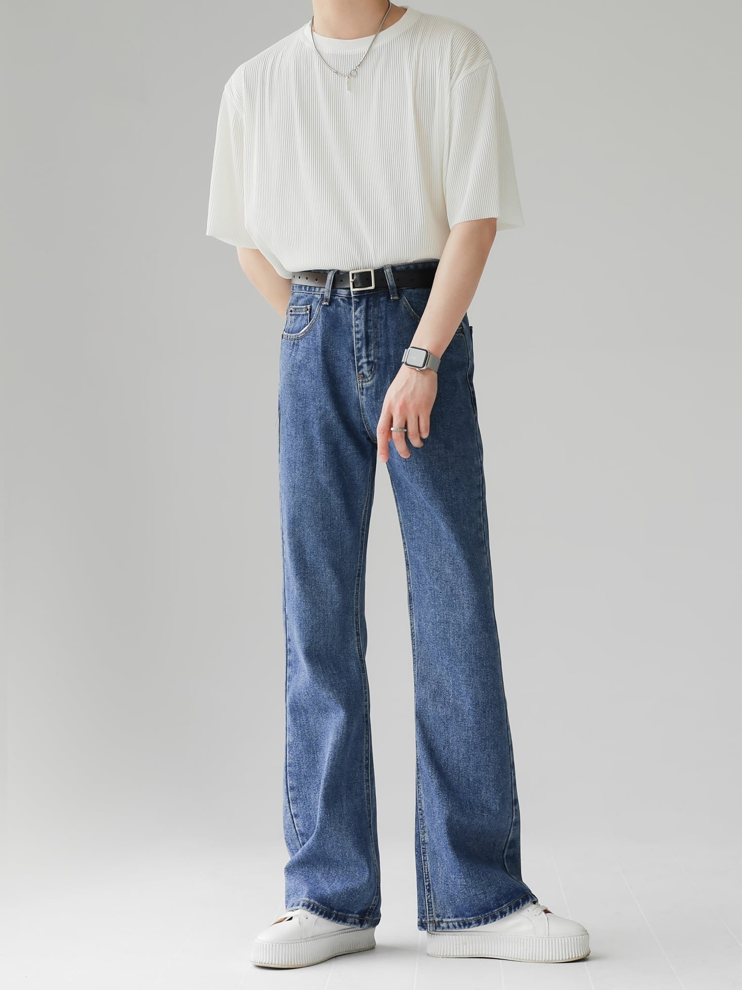 スタイルフレアデニム【OMB27】 | 韓国メンズファッション