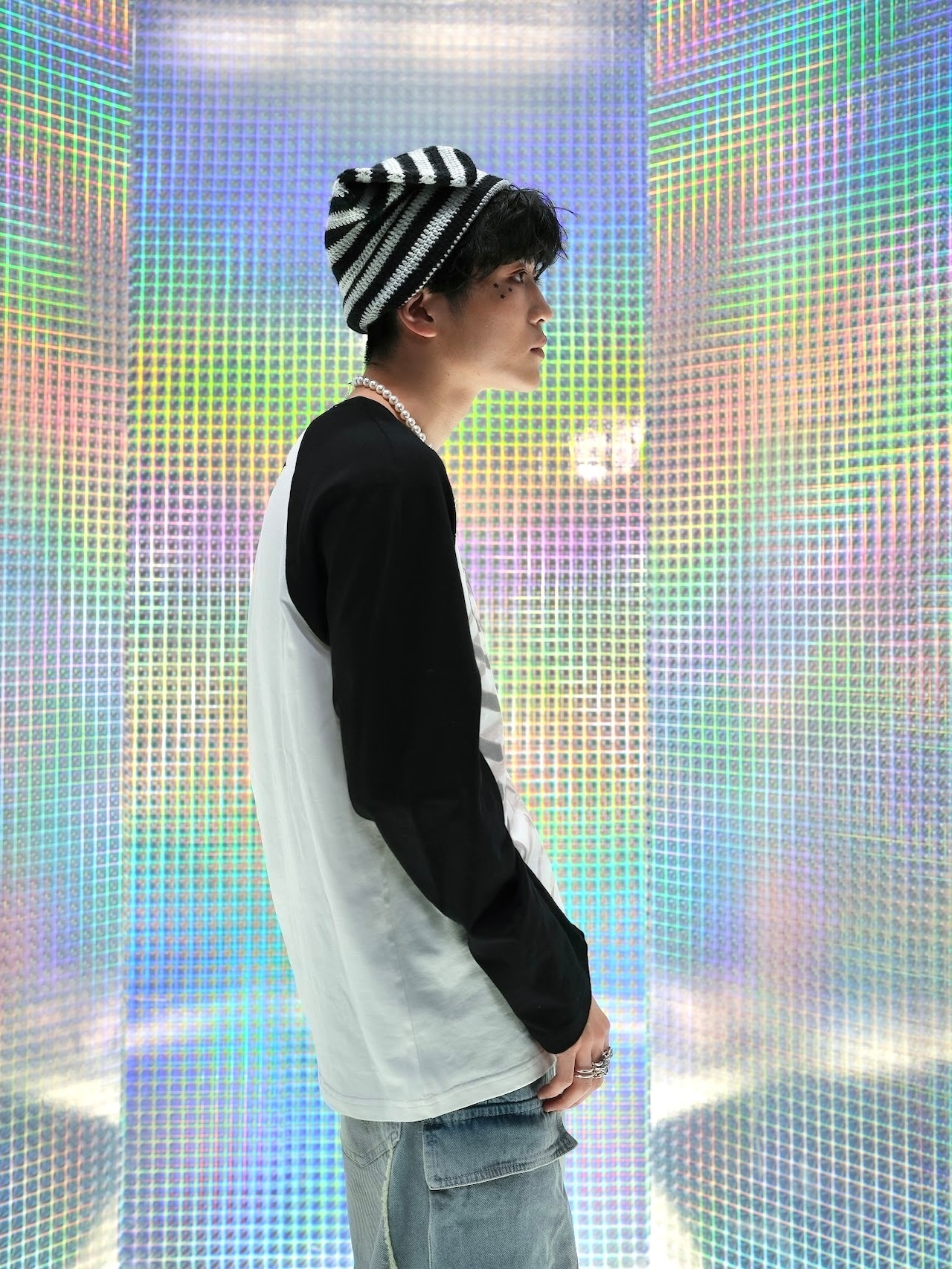 【LOVE KILLER 】Bone frame raglan Long Sleeve