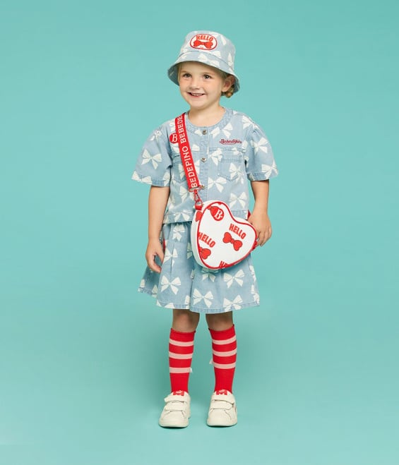 hybyebebe ハイバイベベ 韓国子供服 即納] Roti dress / Hibyebebe （gray M, L, XL _ si