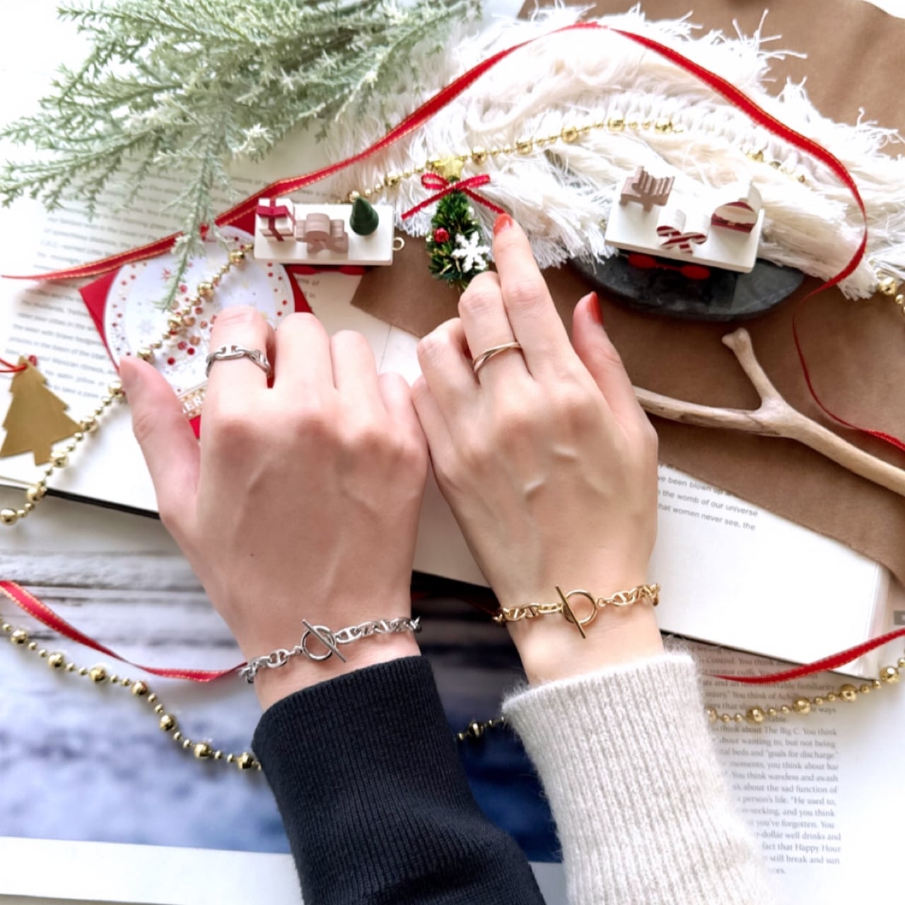 Anchor Chain Bracelet【SILVER】 | Akto