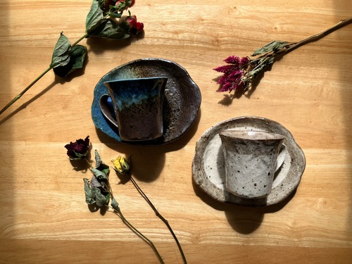 【即納】Repos -ルポ-　カップ＆ソーサー 全2色【美濃焼】　SD154807