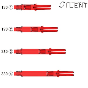 L-SHaft Silent Straight [Rose Red]