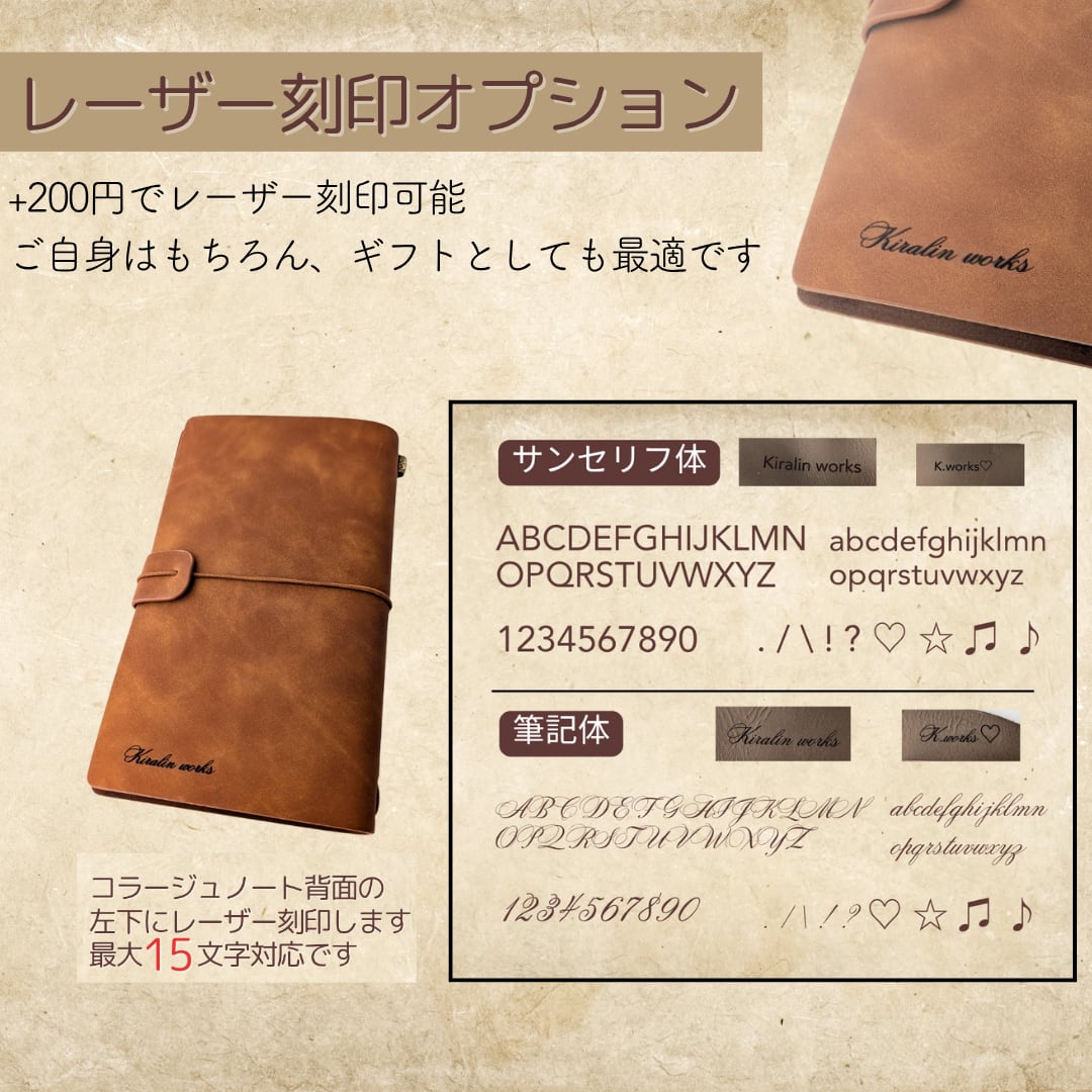 コラージュ向け】 バインダーノート コラージュ ジャンクジャーナル