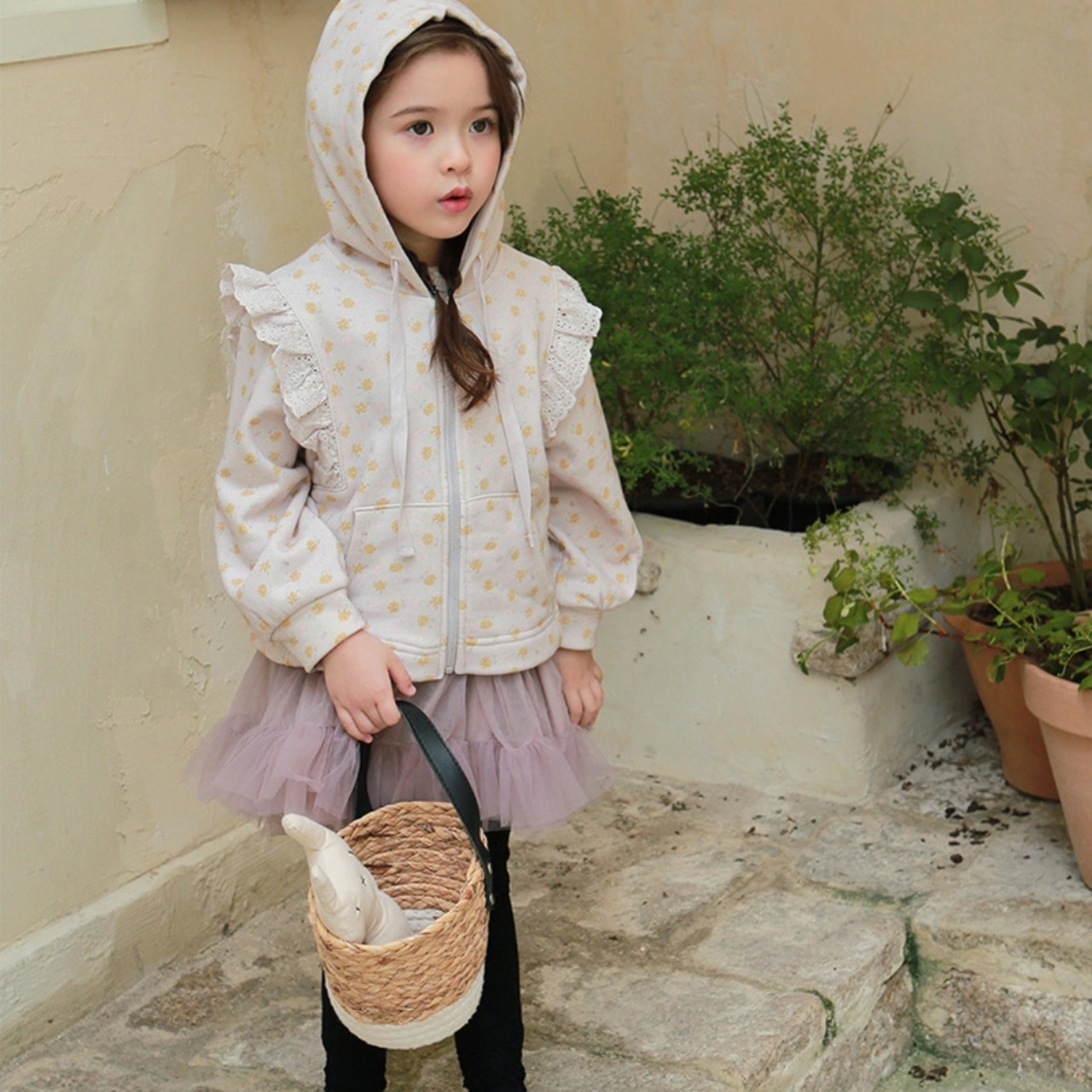 春ふんわり柔らかなガーゼスカート