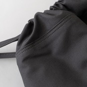 Flat Gather Bag チャコールグレー