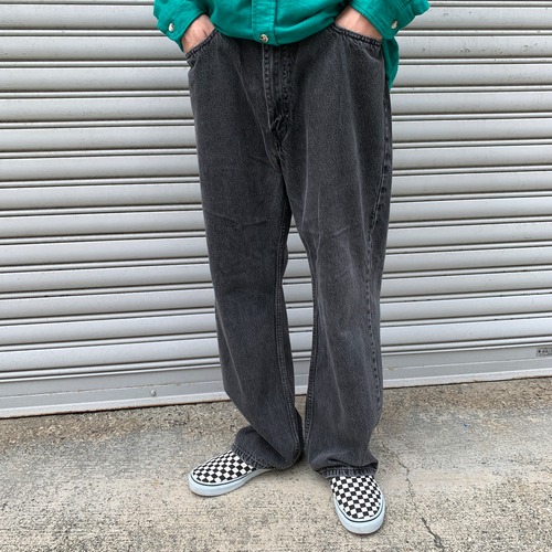 Levi's リーバイス 565tm'97 ワイドブラックデニムパンツ W36