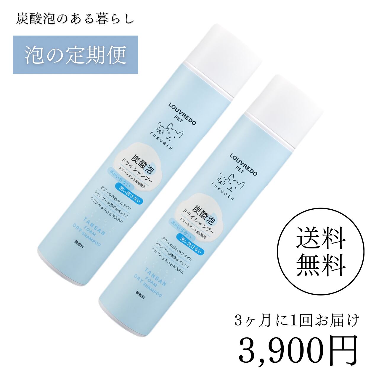 ルーブルドーレヴィ洗顔フォーム3本新品・未使用品炭酸