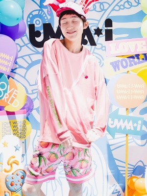 LONG SLEEVE TEE "PEACH"