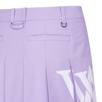 【チャーリー・ハル着用】WOMEN BIGLOGO PLEATS MIDDLE LONG SKIRT