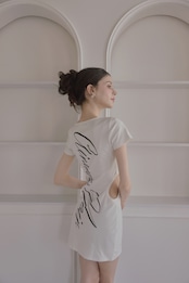 Back logo dress