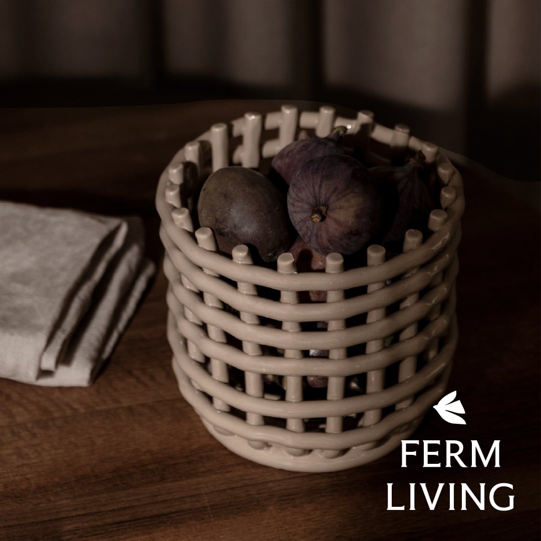 Ferm Living - Ceramic Basket / Small