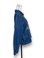 Embroidery denims jacket