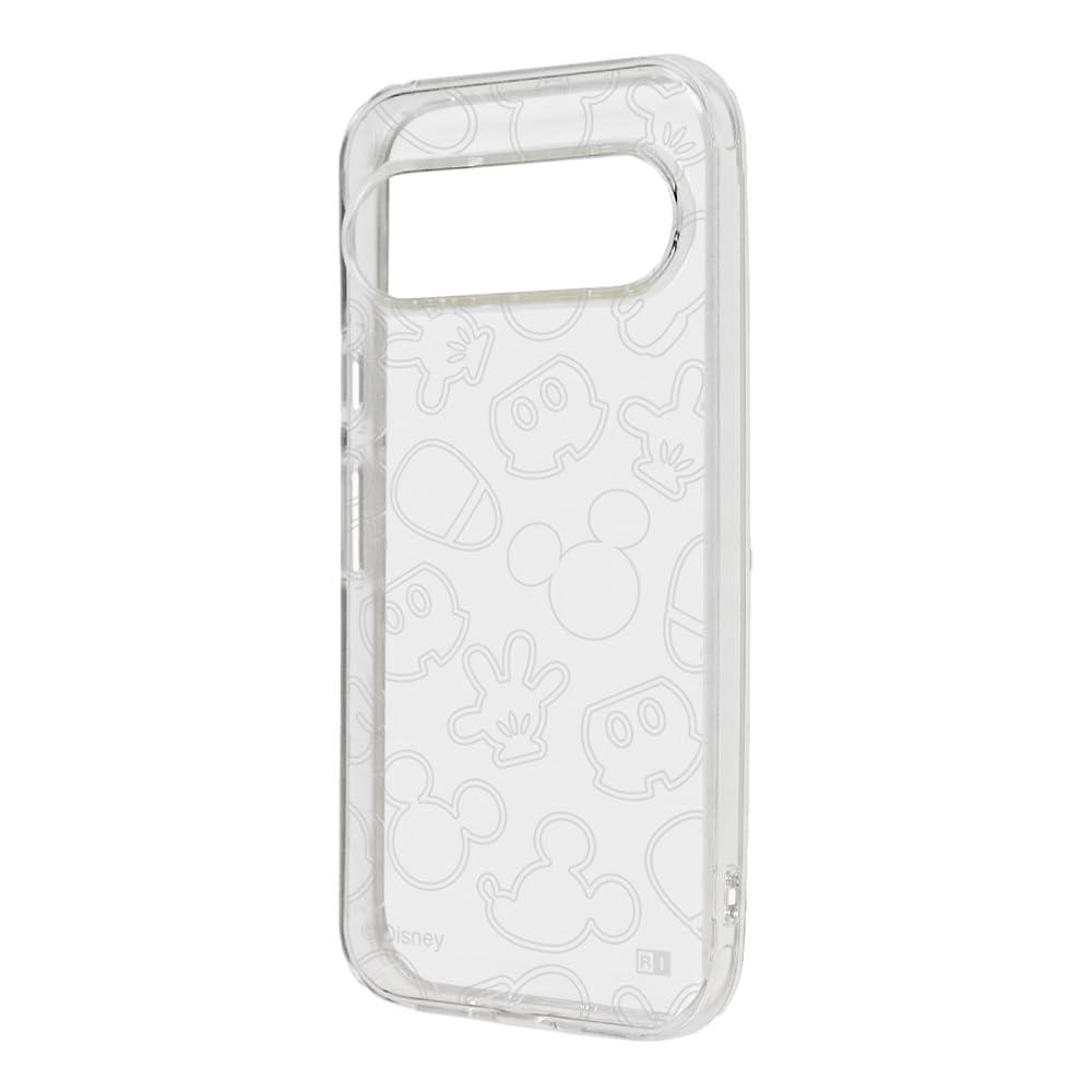 Google Pixel 9 用 ケース Google Pixel クリア ディズニー ミッキー 公式ライセンス商品 ディズニー/ピクサー/ワーナー/ミッフィー正規取り扱い レイアウト 耐衝撃 衝撃吸収 カメラ保護 レンズ保護 四隅ガード 滑り止め 指紋防止 汚れにくい ストラップホール付き ワイヤレス充電対応 Qi充電対応 操作性