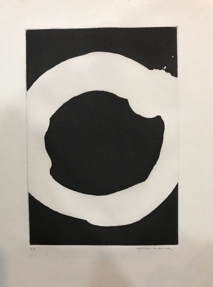 吉原治良 銅版画作品 「黒に白円」 | 古書 瀧堂（たきどう） 古本の