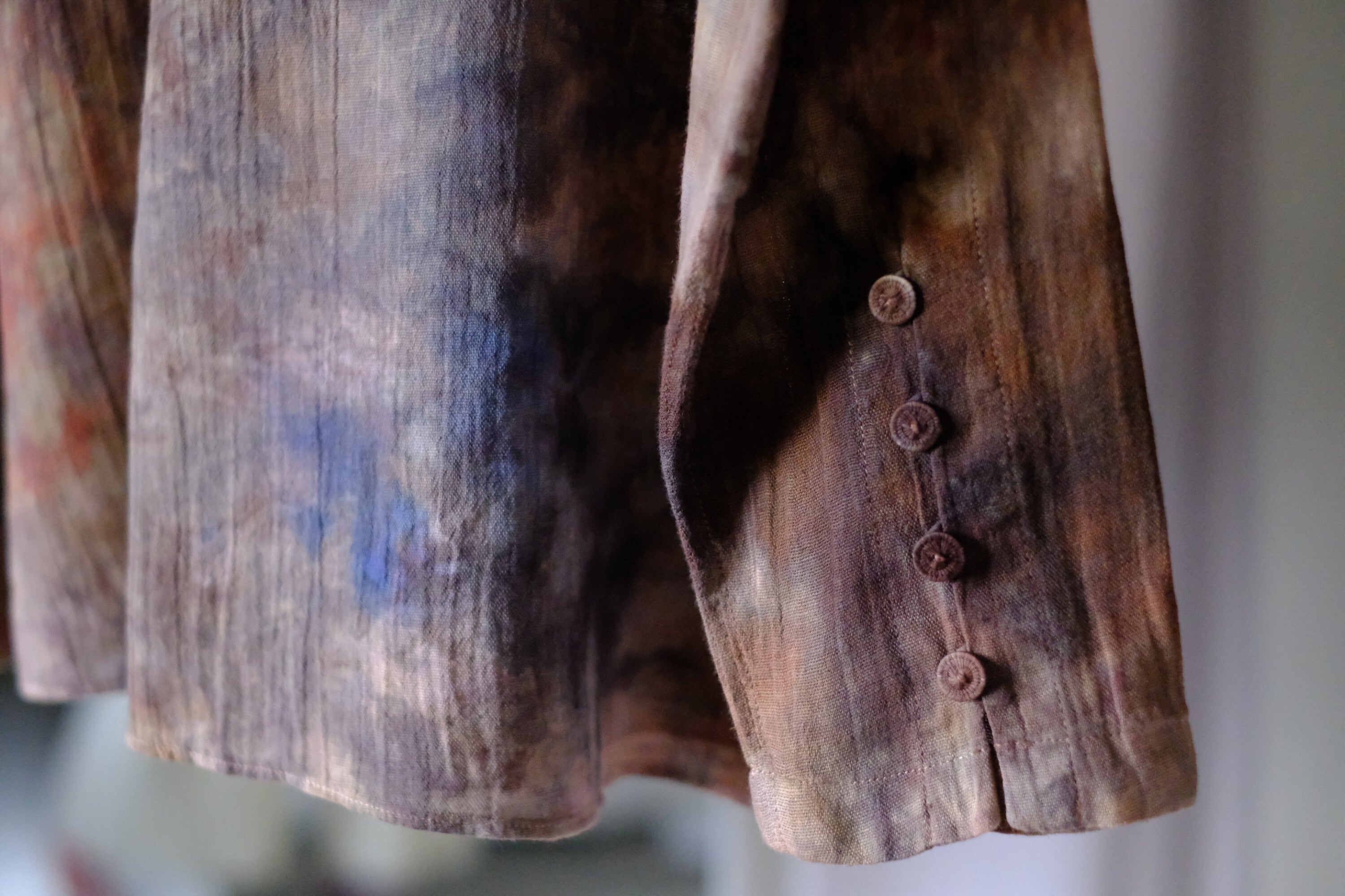 【remake】糸ボタンのシャツ u-0209