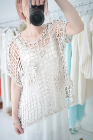butterfly crochet tops
