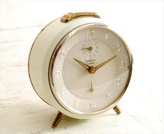 60-70年代 ドイツ製 JUNGHANS ユンハンス BIVOX 手巻き 目覚まし時計