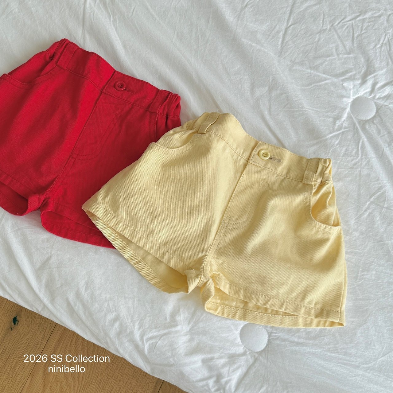 [ninibello] Toyhaf Pants +fee2 / [니니벨로] 토이하프팬츠