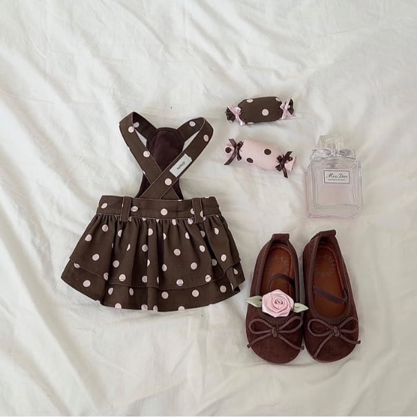 予約【todley】Chocolat Dot Skirt