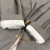 DAKS Signature ダックス チェック風 デザイン テーラードジャケット /メンズ イギリス製