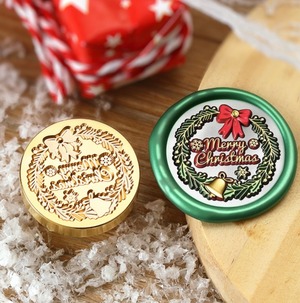 スタンプ（リース/MERRY CHRISTMAS）