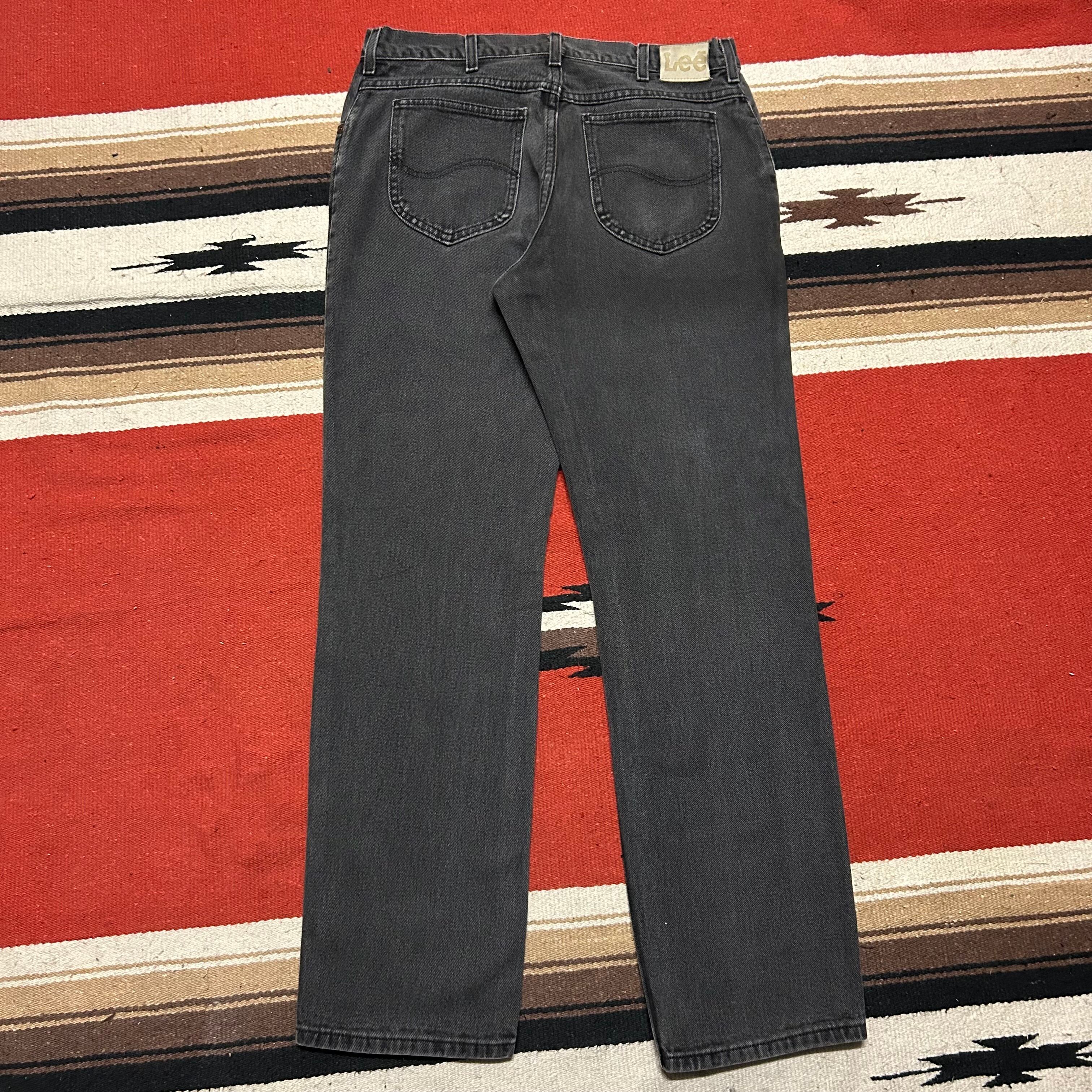 90s~ Lee 200 Black Denim Pants W34 | DESERTSNOW