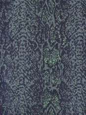 【受注商品】Rumi Rockきもの「シン・バーズアイ パイソン」グリーン　[A783]
