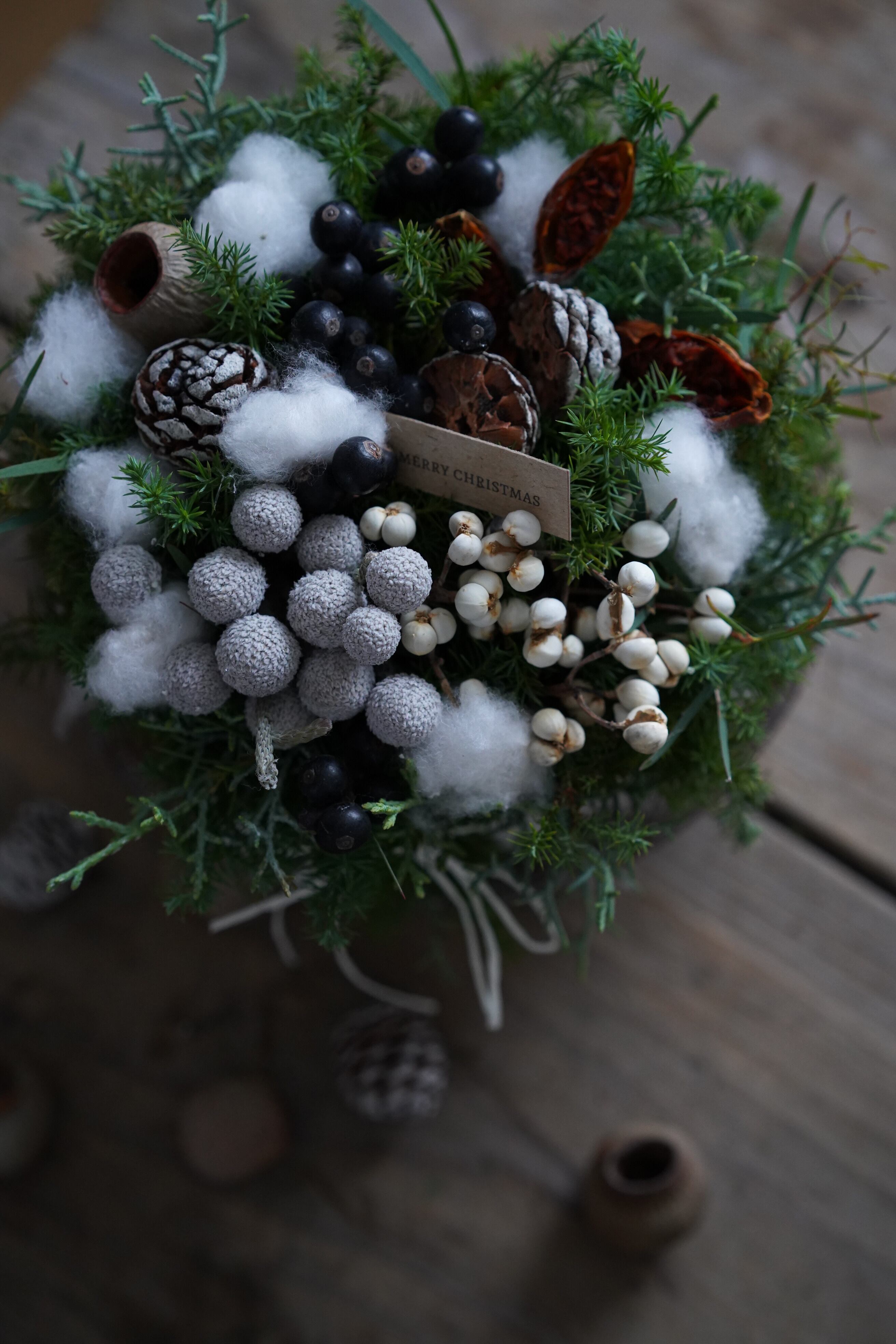 クリスマスケーキアレンジ