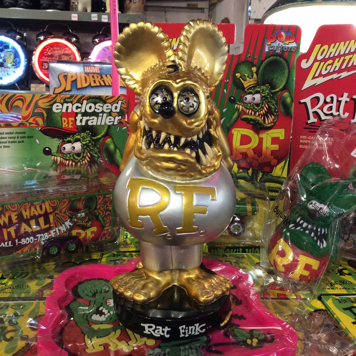 ラットフィンク ボビングヘッド GOLD【RAT FINK】【FUNKO】 フィギュア 
