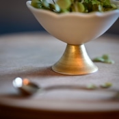 MUMCA 丸谷牧子 作 コンポート ミニ 金彩 Compote mini with a gold foot (1 個)/ 2104400000627